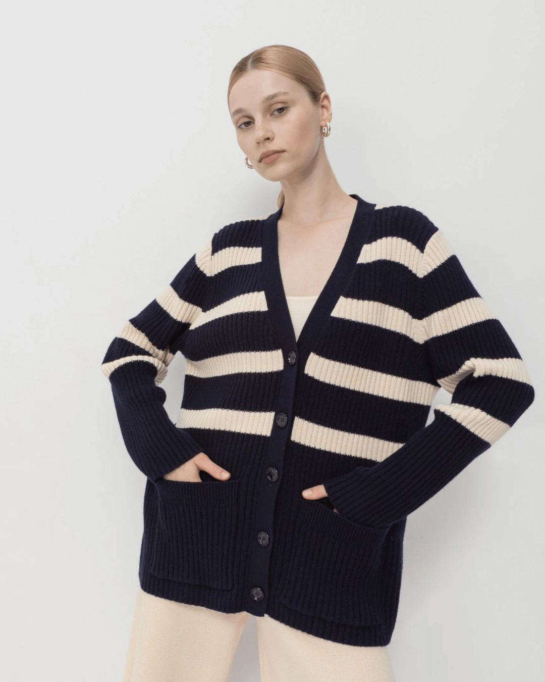 Allude vest gestreept