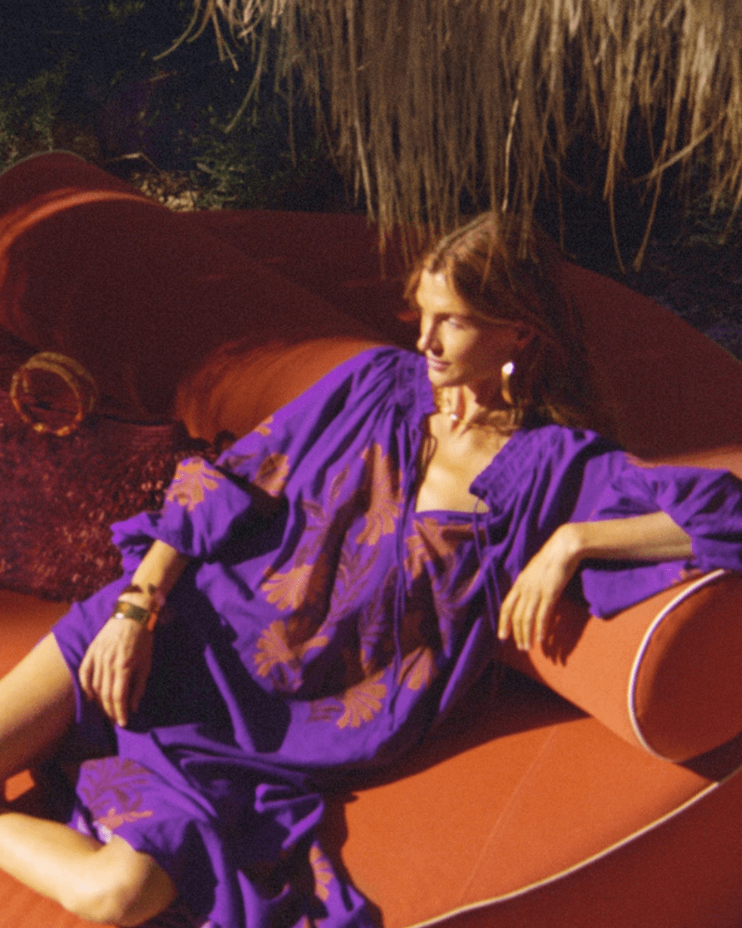 Paarse jurk van Vanessa Bruno